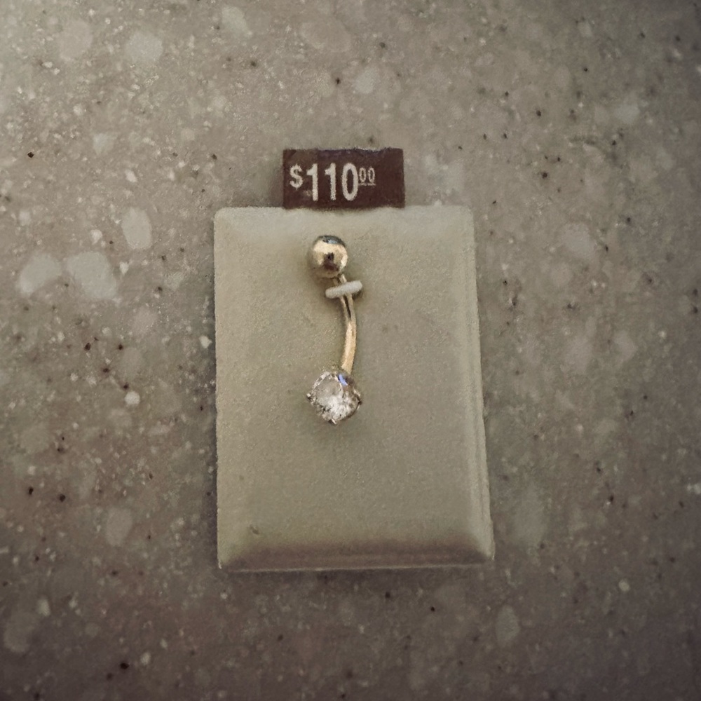 10k Gold Belly Ring